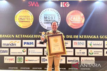 BRINS terima penghargaan GCG sebagai "Indonesia Trusted Company"