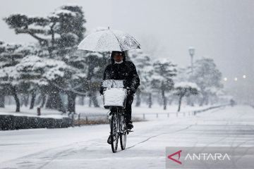 Jepang bersiap hadapi salju lebat, gangguan lalu lintas