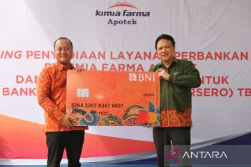 BNI kelola jasa penyaluran tunjangan bagi karyawan Kimia Farma Apotek