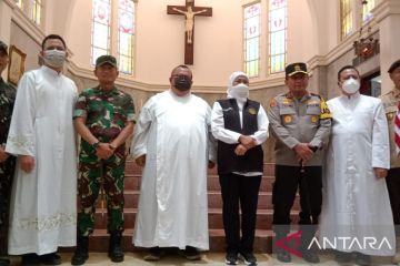 Forkompimda Jatim kunjungi sejumlah gereja pastikan Natal aman