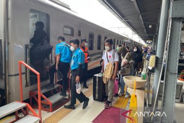 Jumlah penumpang di Stasiun Pasar Senen tembus 18 ribu orang