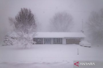 Badai musim dingin terjang Kanada, suhu minus 45 derajat celsius
