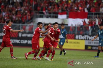 Indonesia pimpin Grup A Piala AFF 2022 usai kalahkan Brunei 7-0