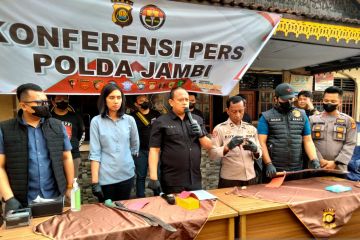 Polda Jambi ungkap aksi geng motor sadis pelaku pembacokan