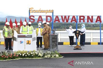 Presiden Jokowi resmikan Bendungan Sadawarna di Subang