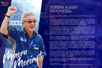 CEO Yamaha Indonesia Minoru Morimoto kembali ke Jepang