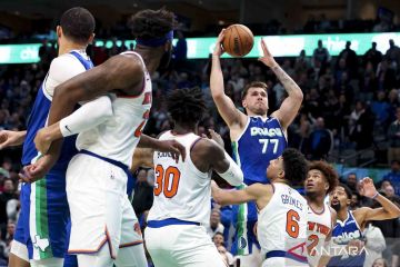 NBA: Luka Doncic cetak sejarah 60 poin saat Mavericks bungkam Knicks 126-121