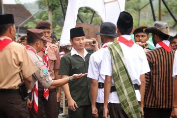 Ratusan pelajar napak tilas gerilya Panglima Sudirman di Trenggalek