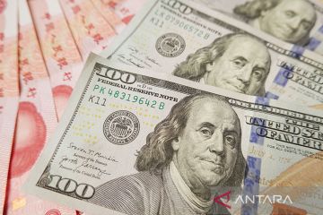 Yuan melonjak 200 basis poin menjadi 7,1289 terhadap dolar AS