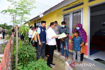 Presiden Jokowi resmikan hunian usai badai siklon di NTB