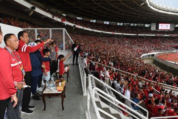 Presiden Jokowi tetap optimistis Indonesia juarai Piala AFF