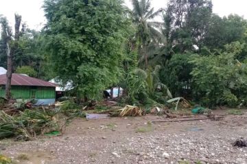 Banjir bandang melanda Siumate di  Kabupaten Kupang