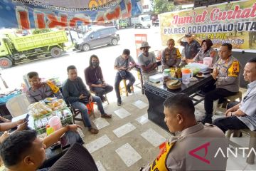 Polres Gorontalo Utara imbau pengendara motor taat kenakan helm