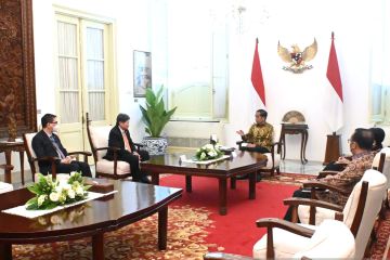 Presiden Jokowi terima Sekjen ASEAN di Istana Merdeka