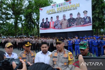 Polda Kalsel amankan 66 titik lokasi keramaian saat malam tahun baru