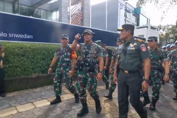 Inspeksi pengamanan pernikahan Kaesang, Panglima TNI tambah pasukan