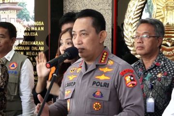 Polri siagakan 100 ribu lebih personel amankan Natal dan Tahun Baru