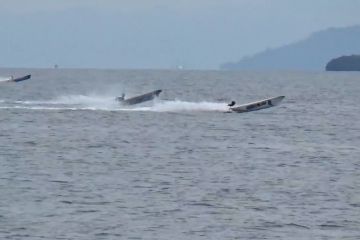 Promosi wisata pulau Labengki lewat touring jetski & lomba katinting