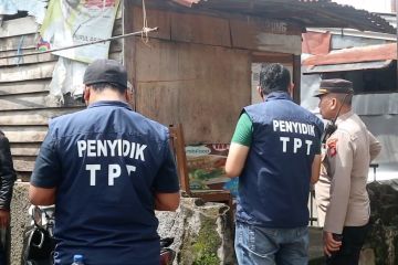 Densus 88 geledah rumah terduga pelaku terorisme di Malabar Bandung