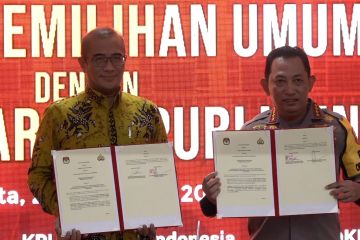 Ketua KPU dan Kapolri sepakati kerja sama penyelenggaraan pemilu 2024