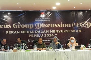 KPU Malut minta pers di Malut ikut sukseskan Pemilu 2024
