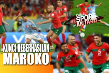 Atmosfer pertandingan, kunci keberhasilan Maroko ke perempat final