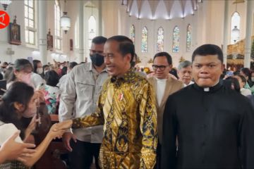 Presiden tinjau langsung peribadatan Natal di Bogor