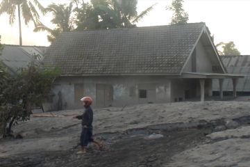 Puluhan rumah di Lumajang tertimbun material vulkanik Semeru
