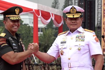 Jenderal Andika serahkan estafet panglima TNI ke Laksamana Yudo