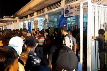 Ribuan pemudik tiba di Pelabuhan Bandar Deli Belawan