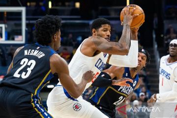 Clippers takluk di markas Pacers meski Paul George borong 45 poin