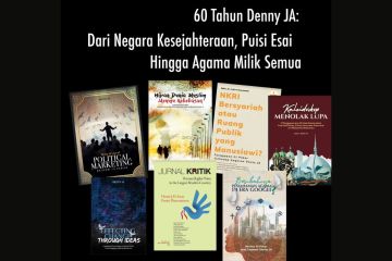 Sejumlah intelektual publikasikan kembali sembilan buku pemikiran Denny JA