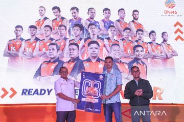 Peluncuran tim bola voli Jakarta BNI 46
