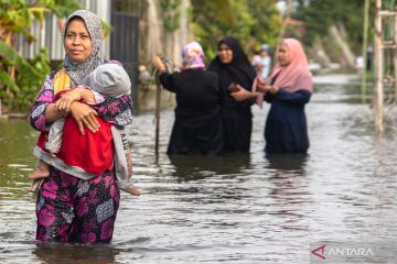 BNPB salurkan 500 paket logistik untuk warga terdampak banjir di Demak