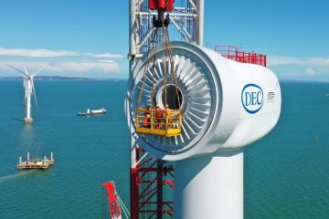 China rampungkan platform tenaga angin terapung pertama di laut dalam
