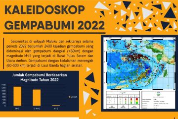 BMKG catat 2.400 gempa bumi di Maluku sepanjang tahun 2022