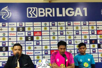 Barito Putera berjuang lawan PSM Makassar untuk menang