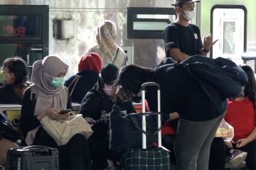 10.000 Penumpang tinggalkan Jakarta melalui Stasiun Gambir hari ini