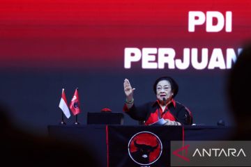 Megawati ingatkan kadernya untuk terus turun ke bawah