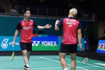 Kevin/Marcus lalui babak pertama Indonesia Masters tanpa kendala berat