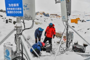 Tibet catat peningkatan pengguna dan stasiun pemancar 5G