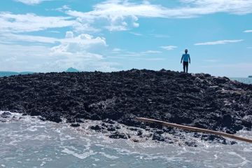 Tim Pushidrosal TNI AL teliti fenomena pulau baru di Tanimbar