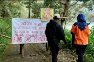 BPBD Wonosobo imbau wisatawan di Dieng waspada gas beracun