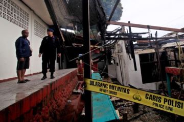 Kebakaran Rumah Dinas Kapolda Papua