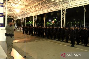 Sebanyak 100 anggota Brimob Gorontalo dikirim ke Sulawesi Tengah