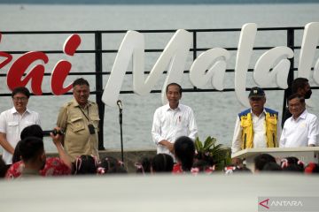 Presiden resmikan Malalayang Beach Walk Manado