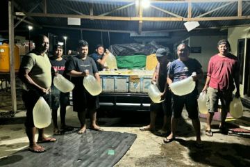 Polres Bolmong amankan ratusan liter miras Captikus di Dumoga