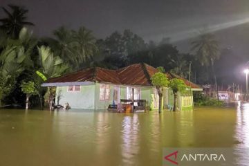 Banjir berdampak pada 17.628 orang di delapan kecamatan di Pidie Jaya