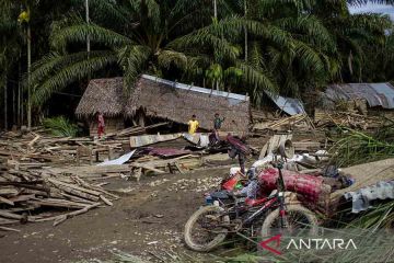 Dampak banjir di Aceh Utara