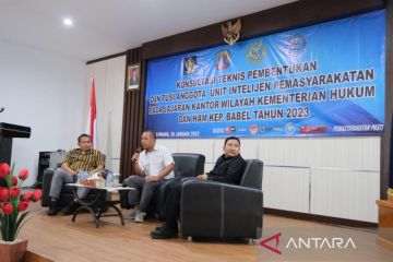 Kepala LKBN Antara Bangka Belitung berikan Pelatihan Jurnalistik di Kanwil Kemenkumham Babel